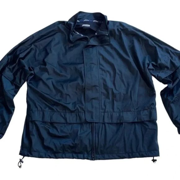 Callaway Golf Windbreaker Full Zip Jacket Black Men’s size L Outerwear - Picture 2 of 14